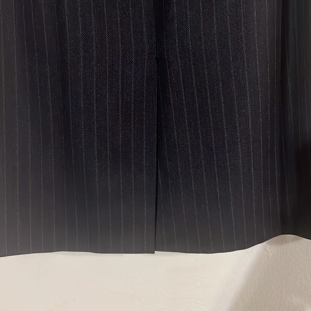 Giorgio Armani dark gray pinstripe straight skirt - Picture 6 of 7
